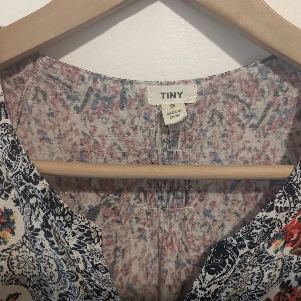 Anthropologie TINY "Perenne" Floral Button Down Shirt Dress - Picture 3 of 12